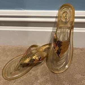 Nine West Gold Sandal
